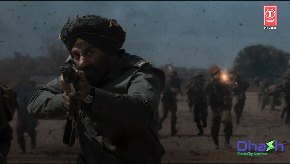 Dhash brand presence carried through the film campaign artwork