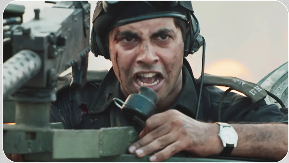 Campaign frame from the Maddock Films release artwork