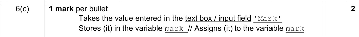 9608_s18_qp_12_sc_6.c Mark Scheme Image