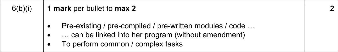 9608_w18_qp_12_sc_6.b.i Mark Scheme Image