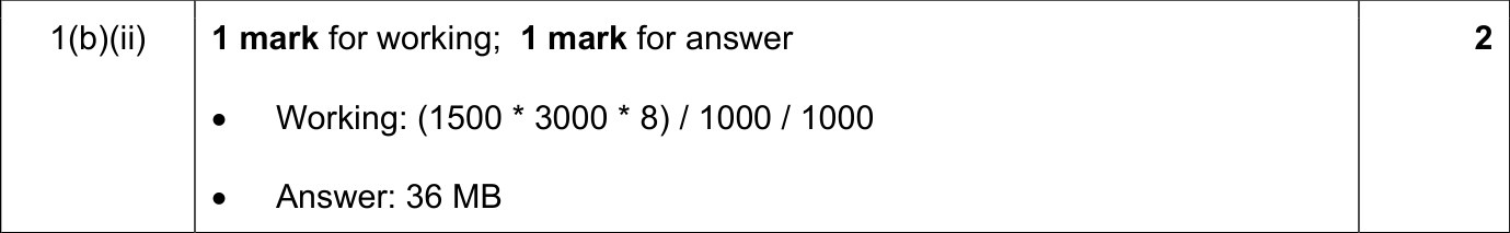 9618_s23_qp_11_sc_1.b.ii Mark Scheme Image