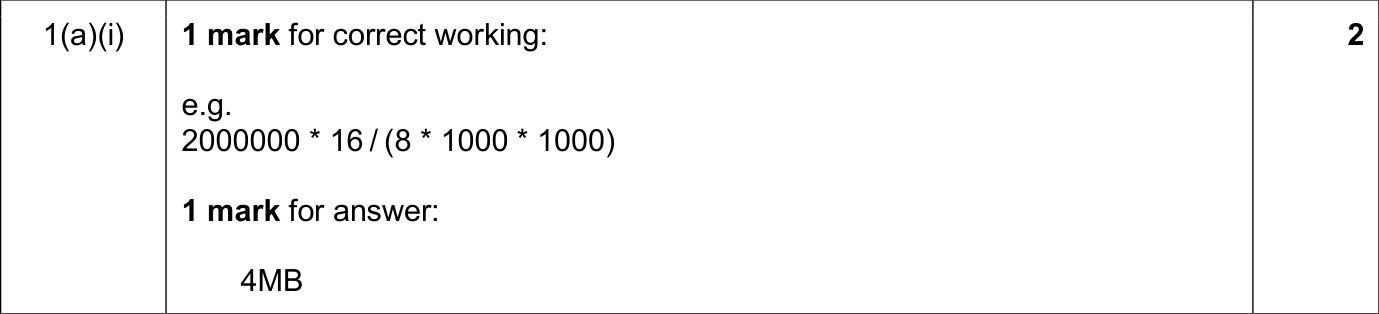 9618_s25_qp_13_sc_1.a.i Mark Scheme Image