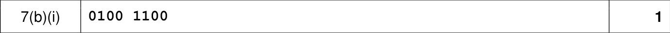 9618_w22_qp_12_sc_7.b.i Mark Scheme Image