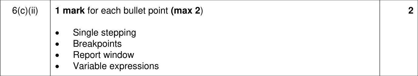 9618_w23_qp_11_sc_6.c.ii Mark Scheme Image