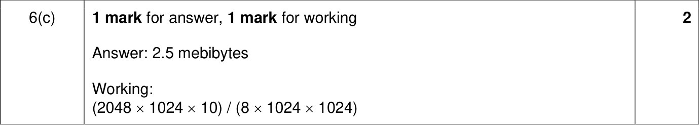 9618_w23_qp_12_sc_6.c Mark Scheme Image