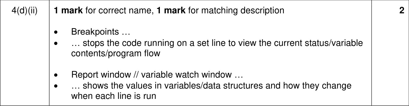 9618_w24_qp_11_sc_4.d.ii Mark Scheme Image