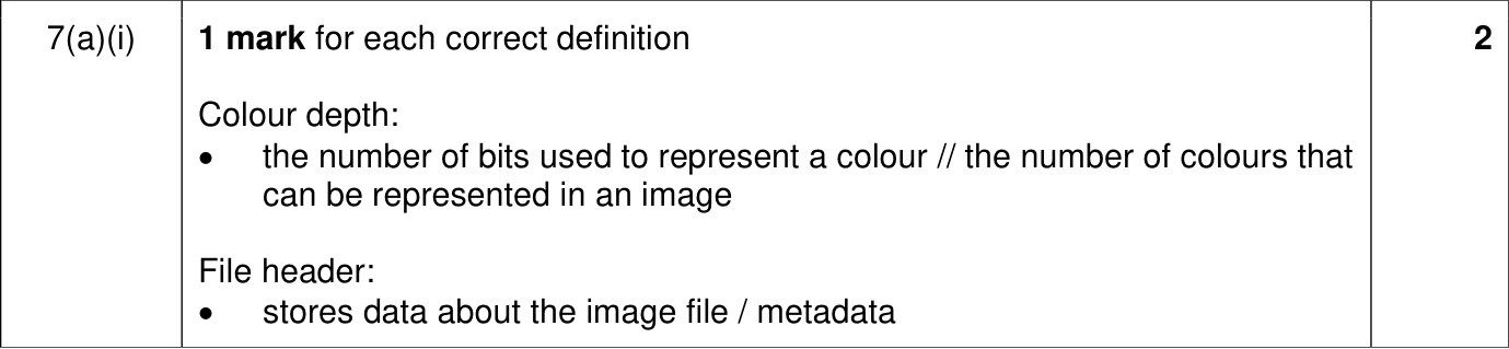 9618_w24_qp_12_sc_7.a.i Mark Scheme Image