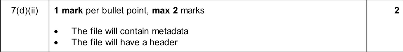 9618_w25_qp_11_sc_7.d.ii Mark Scheme Image