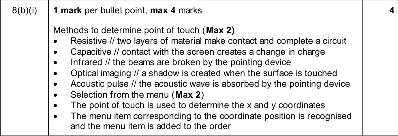 9618_w25_qp_12_sc_8.b.i Mark Scheme Image