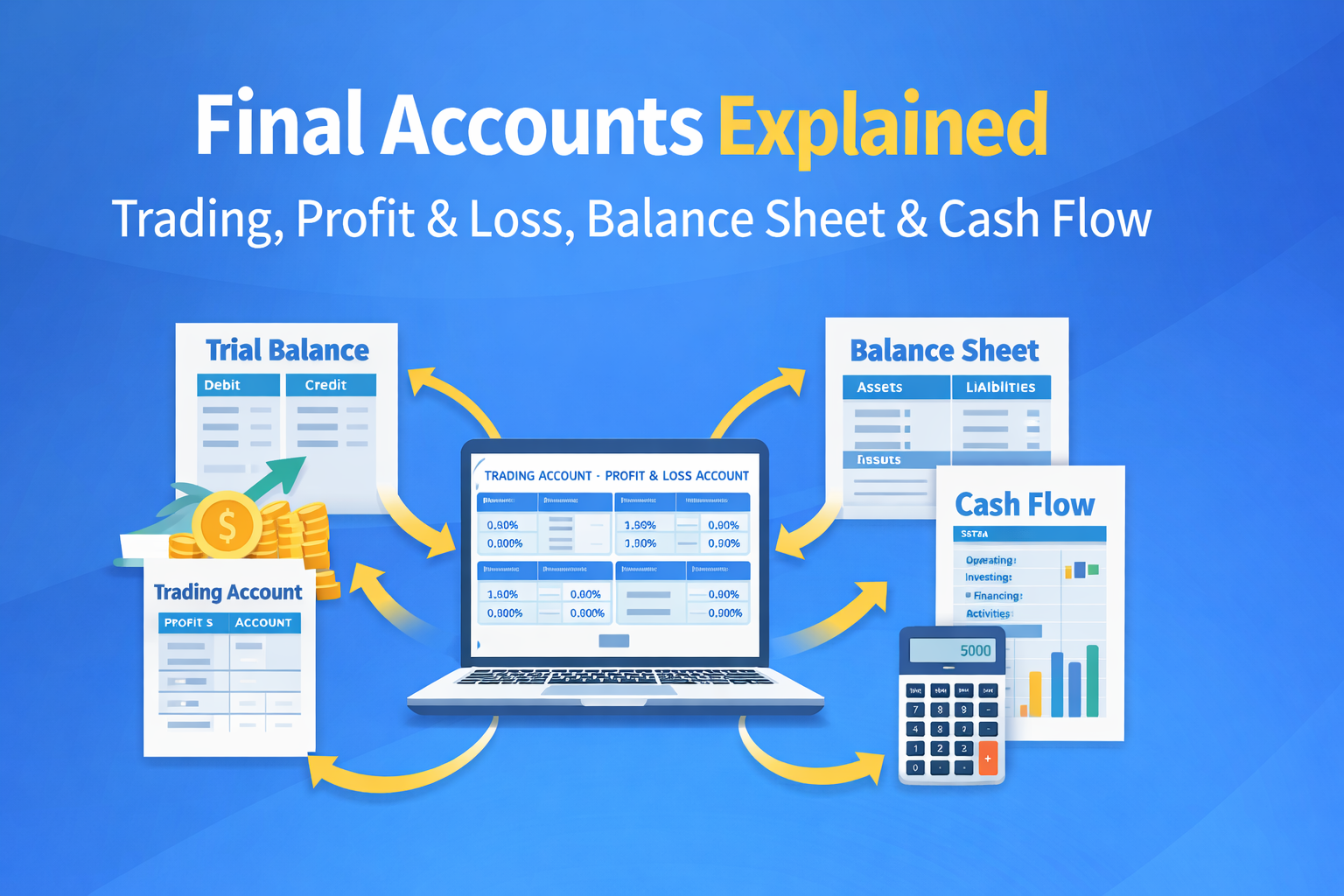 Final Accounts Explained: Trading Account, Profit & Loss, Balance Sheet & Cash Flow Statement