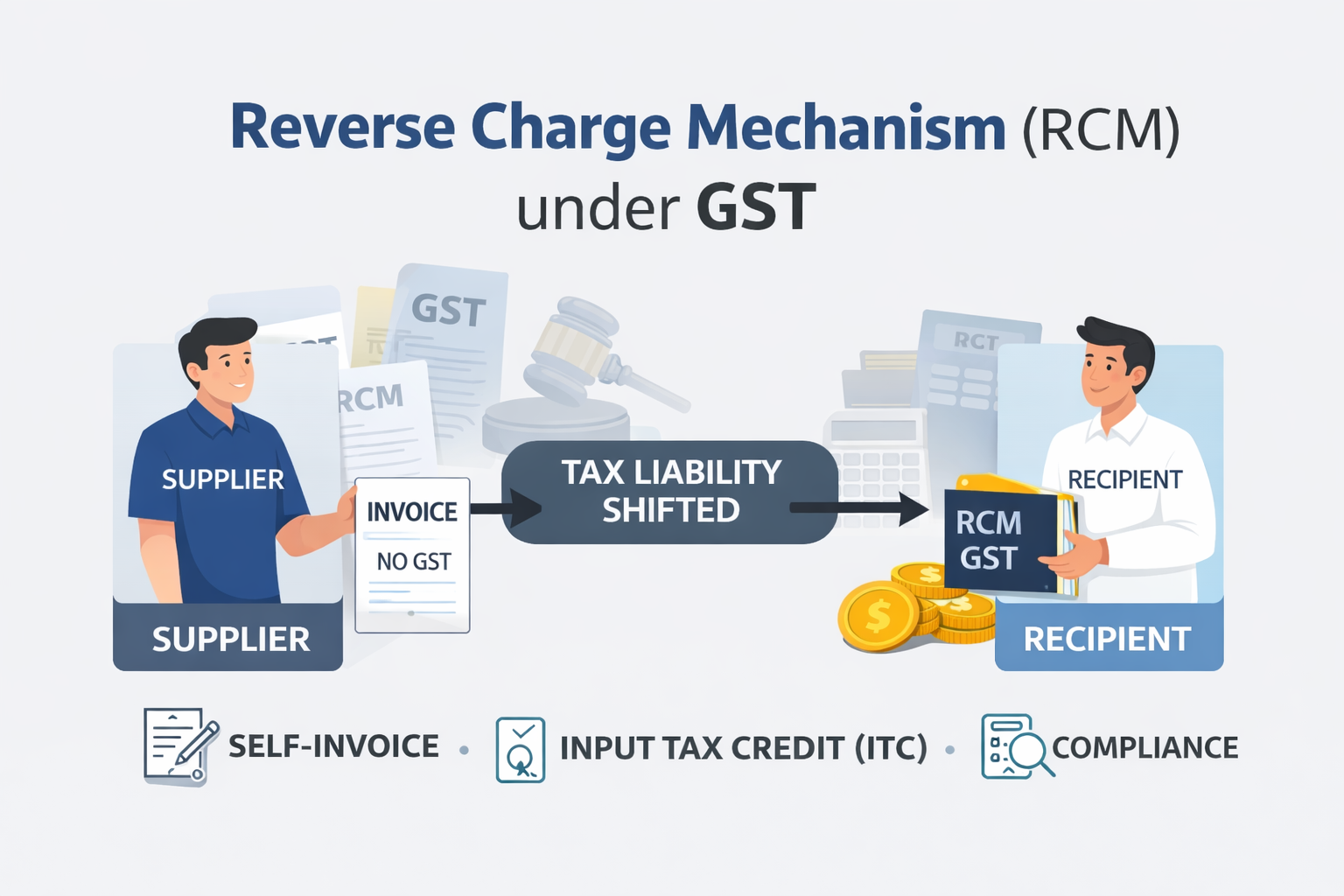 Reverse Charge Mechanism (RCM) under GST