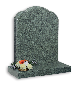 Triple round top in a rich emerald green granite