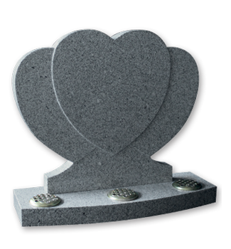 Modern heart design with centre heart slightly raised