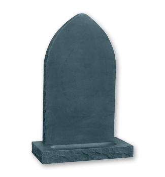 Gothic top enhanced by rustic edges and planter base