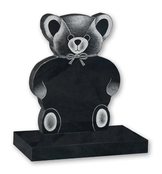 Teddy memorial with shadow punched image