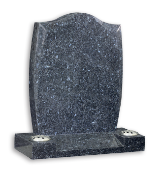 Barrel sided memorial with splayed base