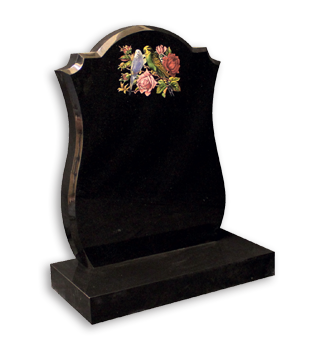Classic churchyard design with individual hand painted design