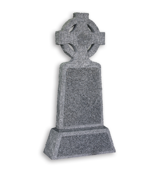 Tall classic rustic wheel Celtic cross