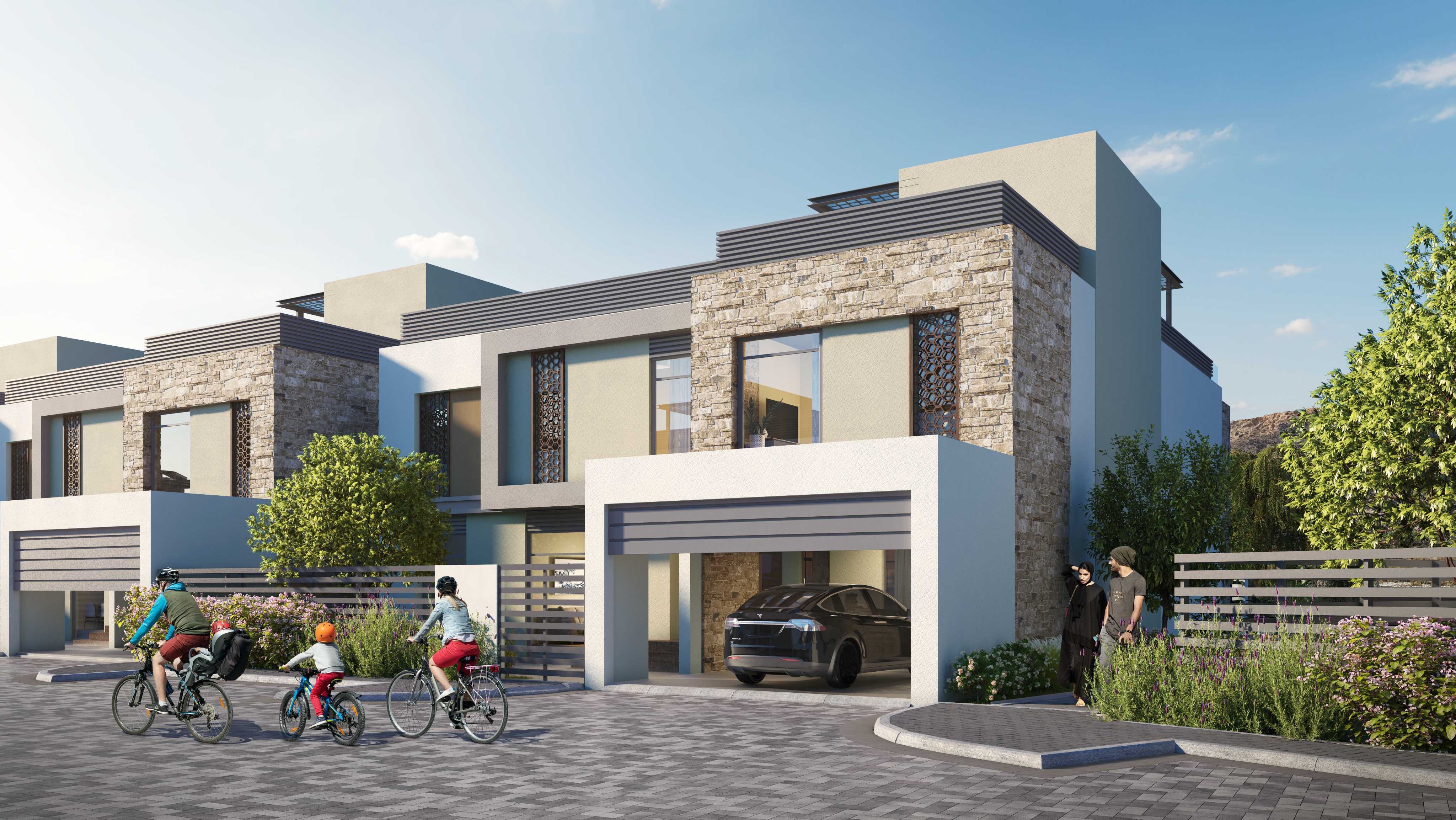 3 Bedroom Courtyard Villa in The Sustainable City Muscat  - 4