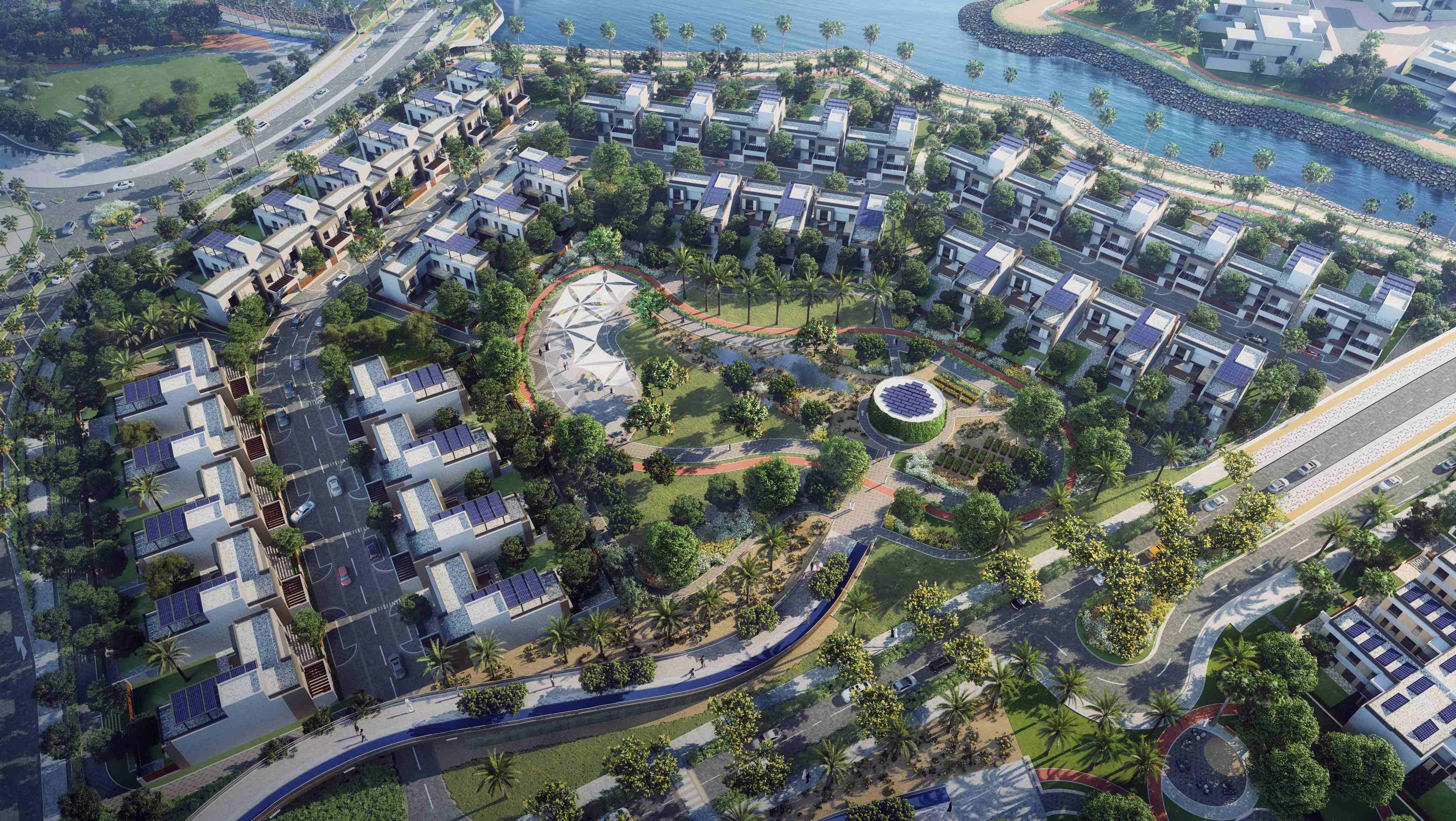 4 Bedrooms Courtyard Villa The Sustainable City Yiti Muscat - 2