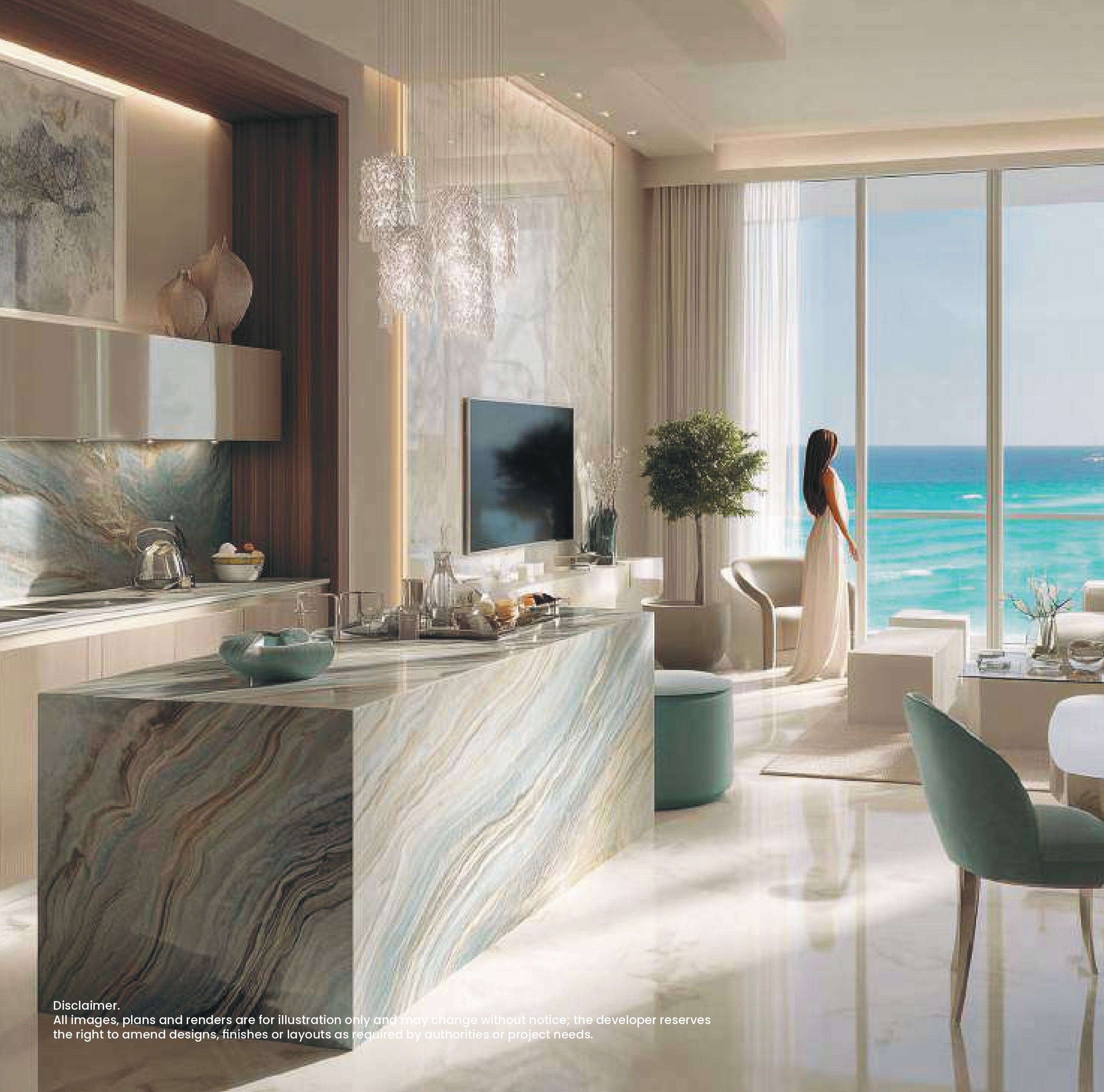 Elegant 1 Bedroom Apartments in Vistal by Swarovski - 2