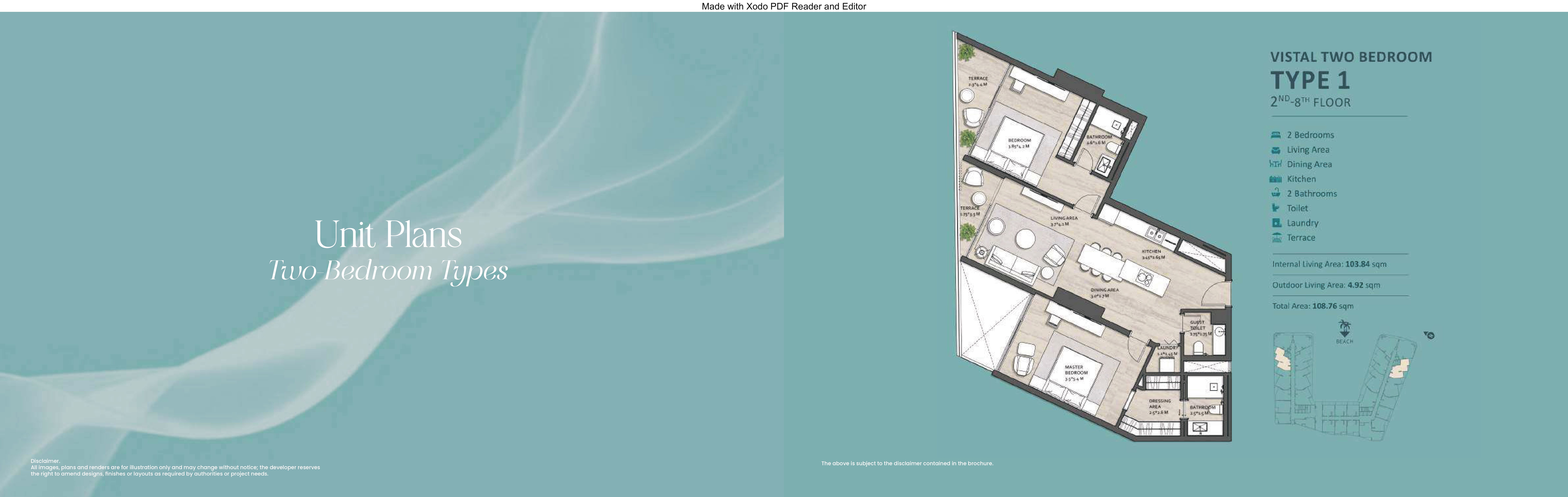 Elegant 2 Bedroom Apartments in Vistal by Swarovski - 4