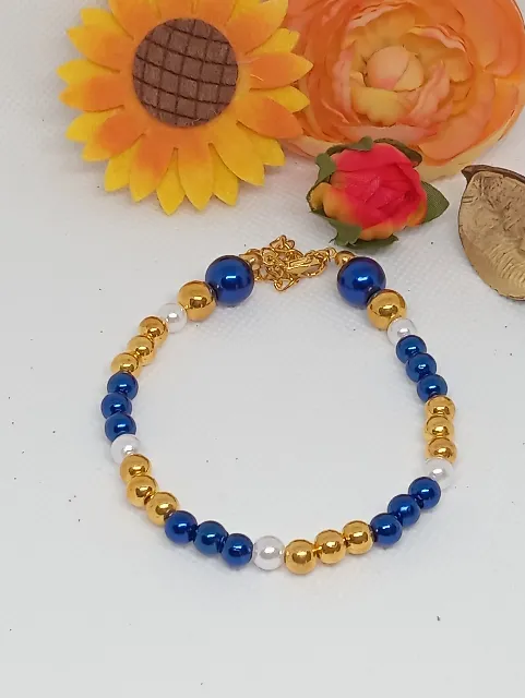 Golden blue light