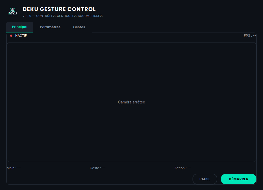 Gestion contrôle — capture