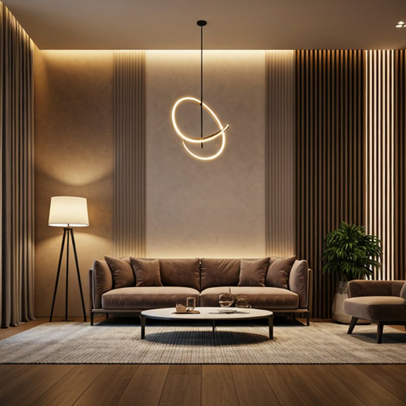 Gypsum TV Wall & Living Room Transformation