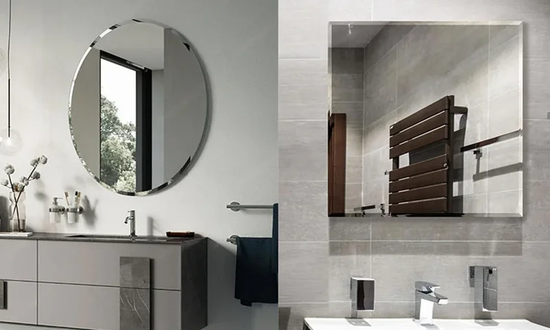 Infinity Edge Bevelled Mirror