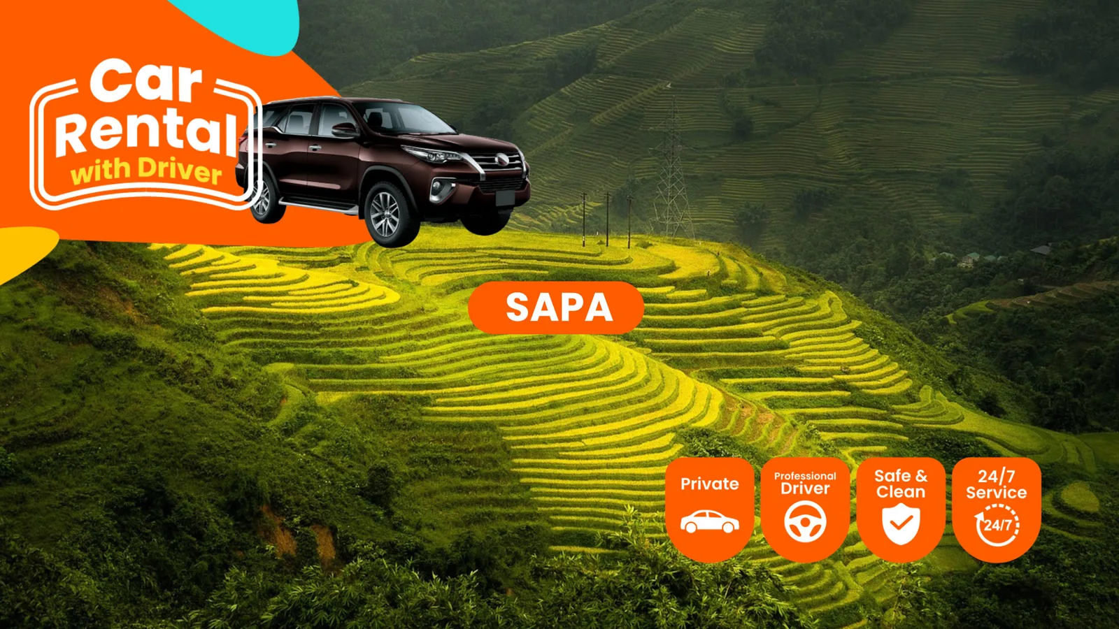 Аренда авто с водителем — Sapa