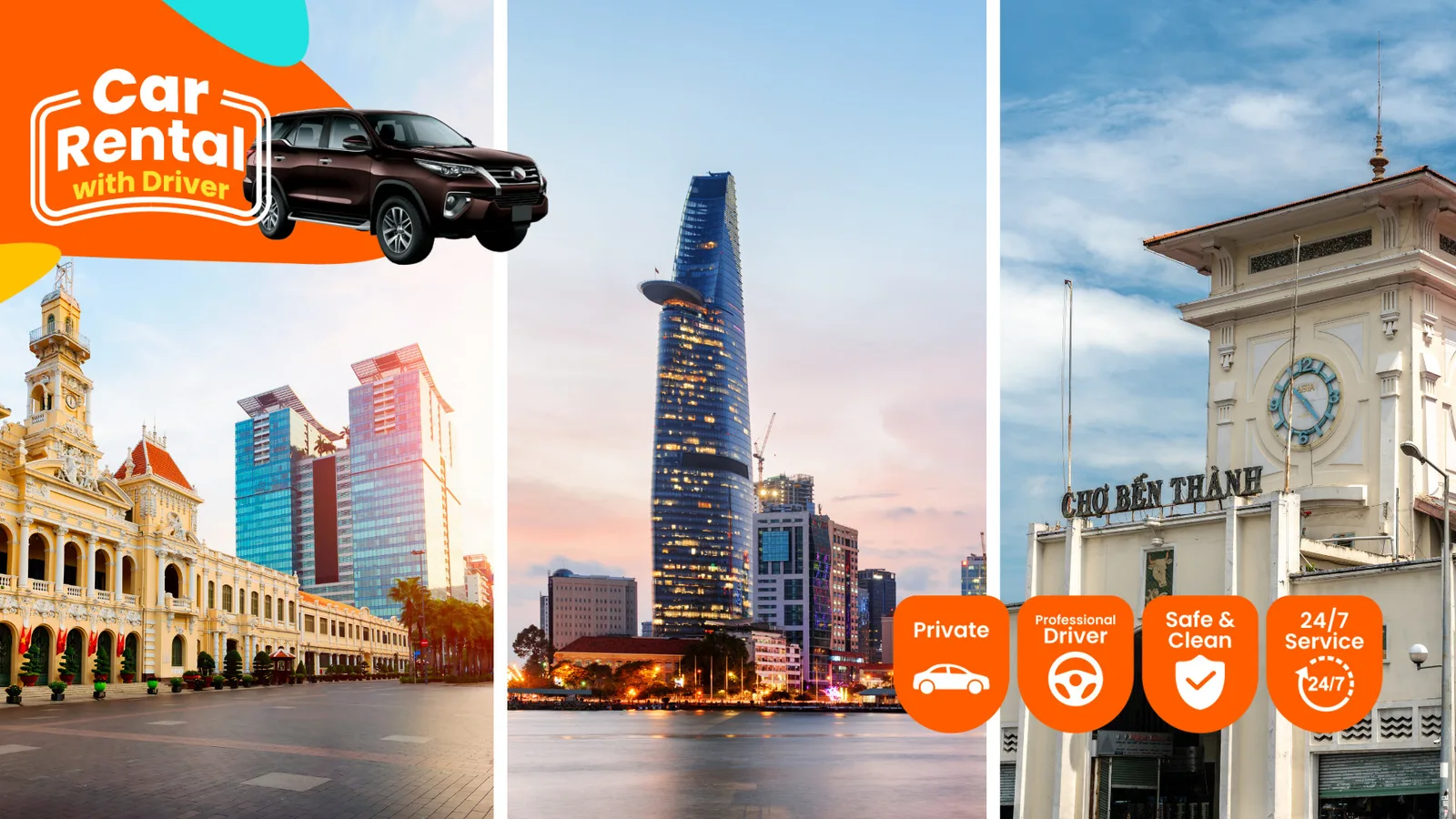 Аренда авто с водителем — Ho Chi Minh City