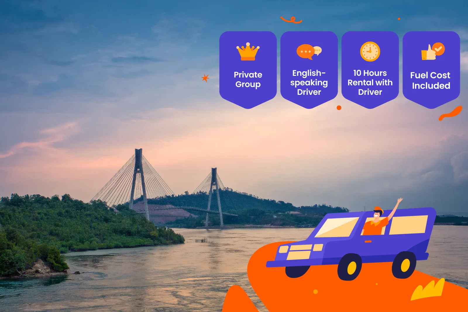 Аренда авто с водителем — Batam