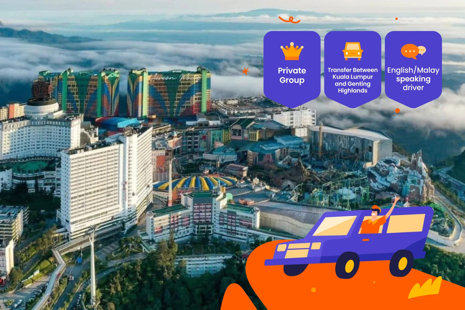 Аренда авто с водителем — Genting Highlands