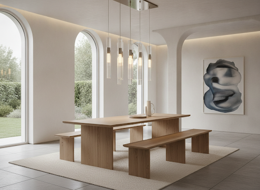 Handblown glass dynamic spherical pendant lighting